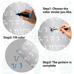 Трафареты для штампов из нержавеющей стали DIY-WH0238-038