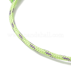 Регулируемые браслеты из полиэстера и спандекса для мужчин и женщин&nbsp;BJEW-JB12092-03