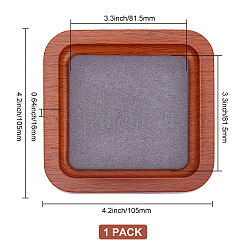 Квадратная деревянная тарелка для украшений AJEW-WH0401-71B