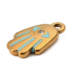 Pendentifs en acier inoxydable 304 émaillés&nbsp;STAS-Z199-01G-07