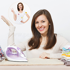 16 шт. 16-цветные нашивки на тканевые полотенца с вышивкой&nbsp;DIY-MA0006-59