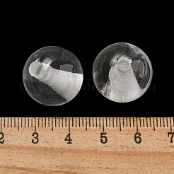 Природный кристалл кварца бусины&nbsp;G-G147-01F