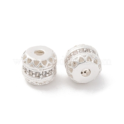 Латунные микро проложить кубического циркония бусы KK-C071-06S-01