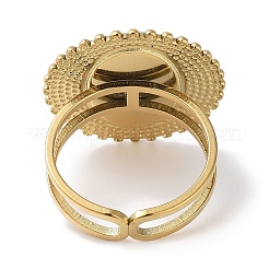 Ионное покрытие (IP) кольцо из нержавеющей стали 304 RJEW-B059-03G-05