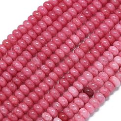 Натуральный Malaysia нефритовые бусы пряди&nbsp;G-B165-G01-4x6mm-08