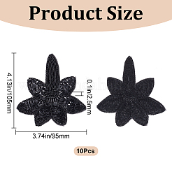 Аксессуары для вышивки цветочной марлей DIY-WH0308-310F