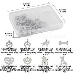 24 шт. 8 стиля подвески из нержавеющей стали 304/201&nbsp;STAS-FS0002-04