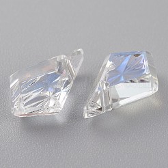 Geprägte Glas Strass Anhänger&nbsp;GLAA-J101-01A-001MO