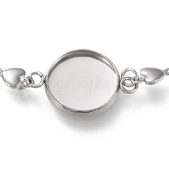 Fabrication de bracelets à maillons en acier inoxydable 304 résistant au ternissement&nbsp;STAS-L248-B