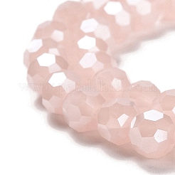 Стеклянные бусины с гальваническим покрытием &nbsp;LS-EGLA-A035-J6mm-A08