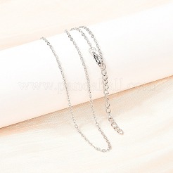 Не тускнеющие ожерелья из нержавеющей стали марки 304&nbsp;NJEW-M176-14-A