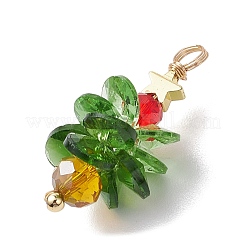 Colgantes de vidrio con tema navideño&nbsp;PALLOY-JF02863