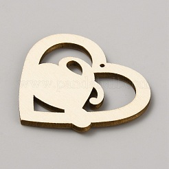 Einseitig bedruckte Herz-Holzanhänger&nbsp;WOOD-CJC0011-07D
