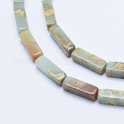 Натуральные бусины из аква терра яшмы G-E444-15B