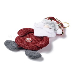 Poliestere natalizio con decorazioni pendenti in resina&nbsp;FIND-D030-01A