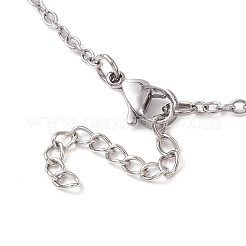 Colliers pendentifs en alliage de pomme rouge pour la fête des mères&nbsp;X1-NJEW-TA00185