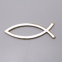 Etiqueta engomada de la etiqueta de pescado de plástico abs&nbsp;FIND-WH0077-77