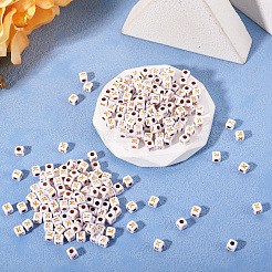 Непрозрачные акриловые бусины MACR-TAG0001-07K