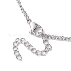 Не тускнеющий мешочек из нержавеющей стали для изготовления ожерелий NJEW-JN04821-01