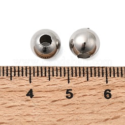 Perlas redondas huecas con costura de acero inoxidable 304 resistentes al deslustre&nbsp;STAS-R032-8mm