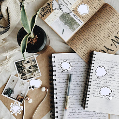 180 шт. самоклеящиеся бумажные наклейки&nbsp;DIY-SP0005-81