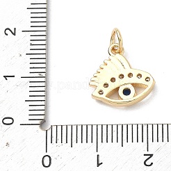 Ottone micro spianare pendenti zirconi&nbsp;KK-H255-15A-G