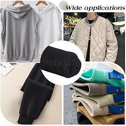 Хлопчатобумажная ткань в рубчик AJEW-WH20006-261B