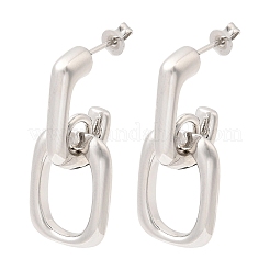 Pendientes colgantes de latón&nbsp;KK-CBAB173-01P