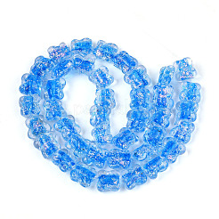 Бусы лэмпворк ручной работы LAMP-N028-03B