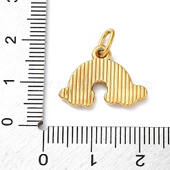 Pendentifs en acier inoxydable 304 émaillés&nbsp;STAS-I331-05G-01