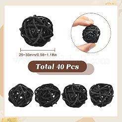 Плетеные шары из ротанга&nbsp;AJEW-SC0003-39B-02