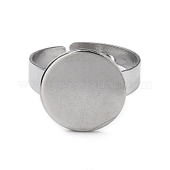 Не тускнеющие регулируемые кольца для пальцев из нержавеющей стали 304 STAS-F149-21P-E