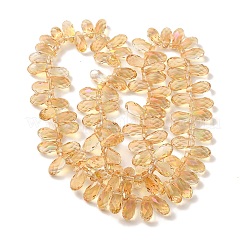 Гальванизируйте прозрачное стекло бисер нитей&nbsp;EGLA-B006-01A-FA01