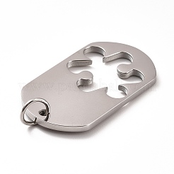 Ionenplattierung (IP) 304 Edelstahl Anhänger Set&nbsp;STAS-D179-10EB