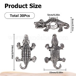 Сплавочные европейские бусины MPDL-SC0001-07