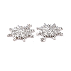 Латунные микропаве прозрачные подвески с фианитом X-KK-G418-05P
