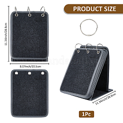 Фетровые подвески для обуви коллекция переплет календарь книга AJEW-WH0270-481