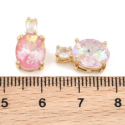 Pendentifs de verre en laiton&nbsp;GL-CBABDD8-03G