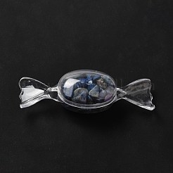 Натуральный чип лазурита украшает&nbsp;DJEW-D004-01F