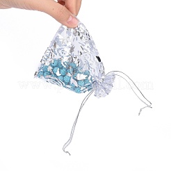 Розы из органзы мешки печатается OP-R021-10x12-03