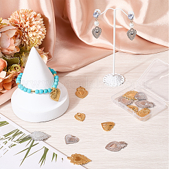16pcs 8 styles pendentifs en acier inoxydable&nbsp;STAS-SC0010-15