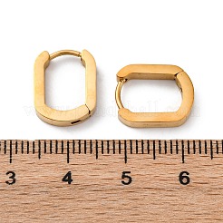 Boucles d'oreilles créoles en acier inoxydable 304&nbsp;STAS-H156-11B-G