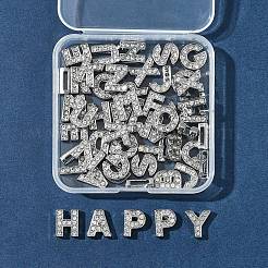 52 шт. 26 стиля алфавита сплав начальные слайд-шармы со стразами класса А ALRI-FS0001-08