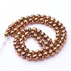 Non magnetici perle ematite sintetico fili&nbsp;X-G-G092-2mm