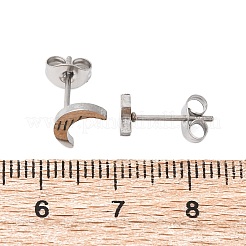 Серьги-гвоздики из нержавеющей стали 304&nbsp;EJEW-F227-18P