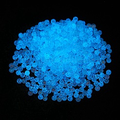 Perline rotonde di semi di vetro trasparente luminoso&nbsp;GLAA-F124-D08-B