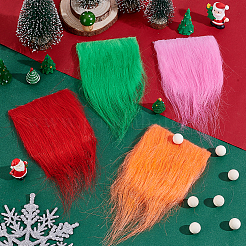 24 Stück Polyesterbärte in 4 Farben&nbsp;DIY-HY0003-36