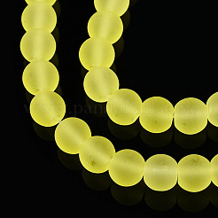 Fili di perline do vetro trasparente&nbsp;GLAA-T032-T4mm-MD12