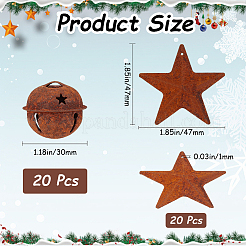 40 шт. 2 стиля железных подвесок IFIN-CN0001-01