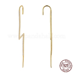 925 orecchini in argento sterling con gancio per crawler&nbsp;EJEW-AA00271-33A-G